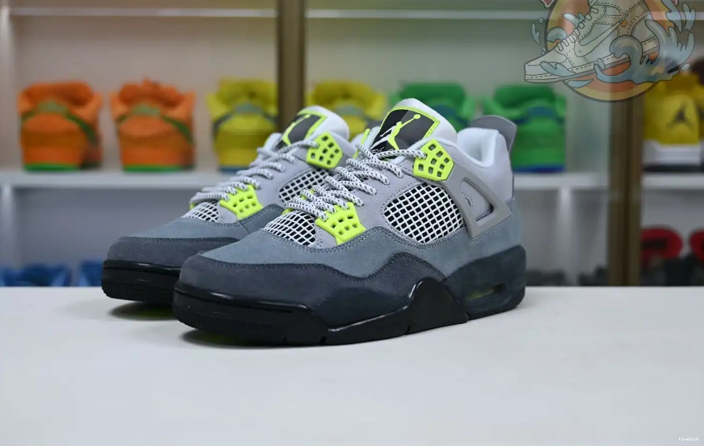 Air Jordan 4 Jordan retro se'95neon 0423